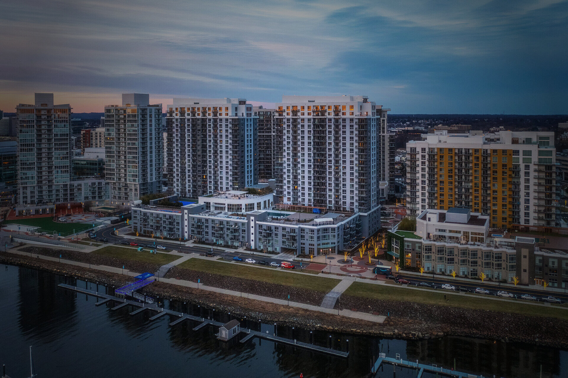 Harbor Point Stamford waterfront skyline